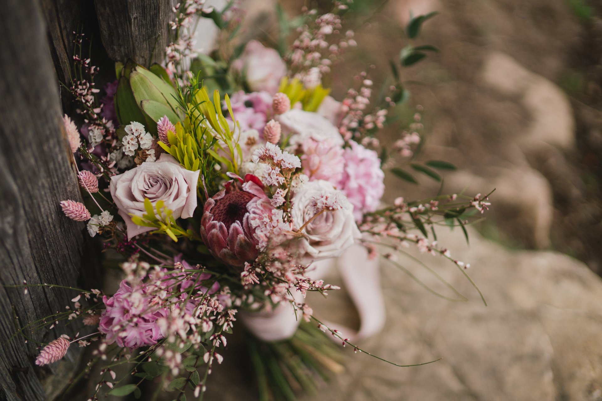 Wedding Bouquet and Lemonade