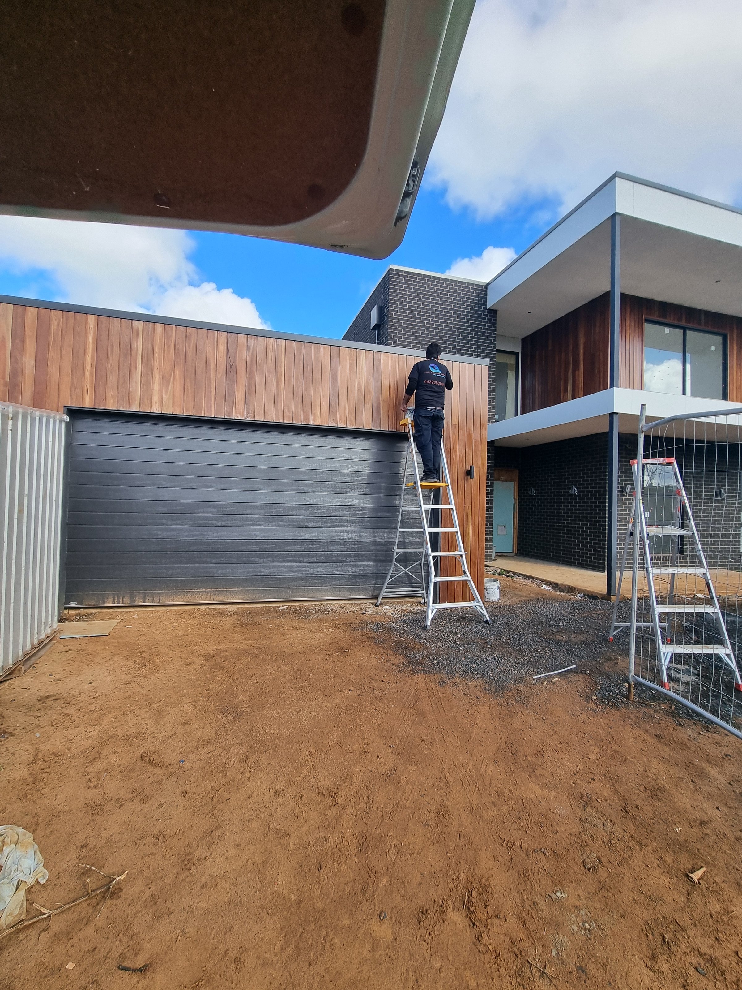 Custom timber project detail work