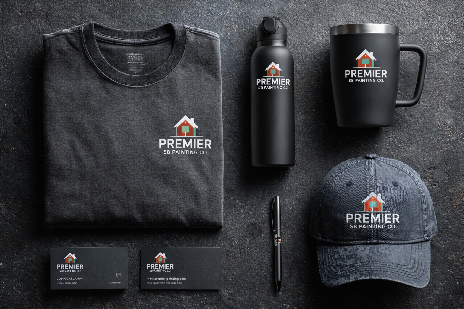 Premier SB Painting Co. Branding