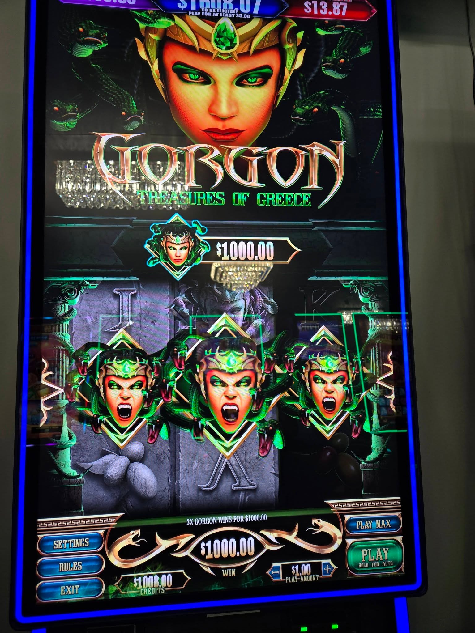 Winner at Lady Luck Skill Games