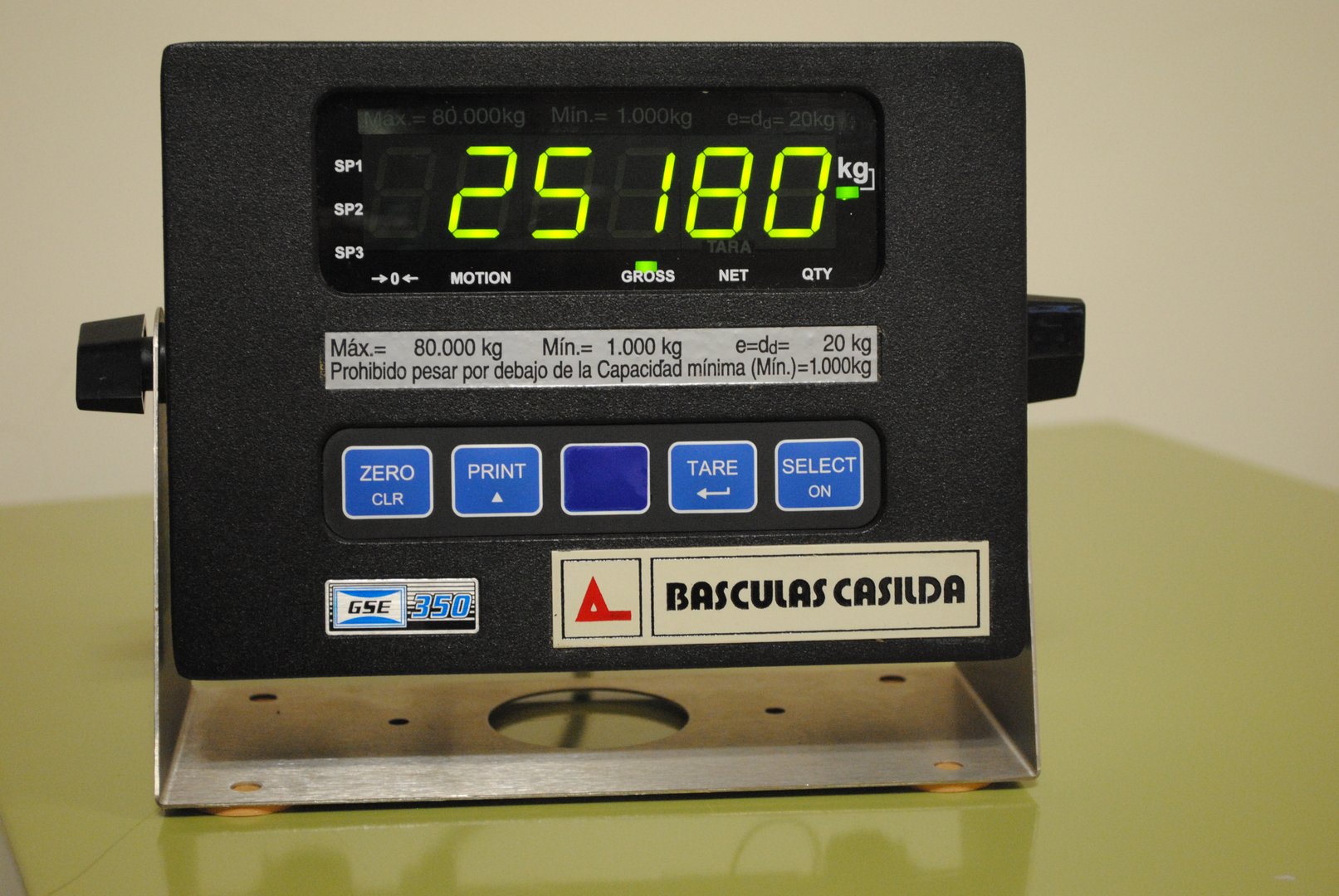 Indicador digital GSE-350 para aplicaciones de alta capacidad