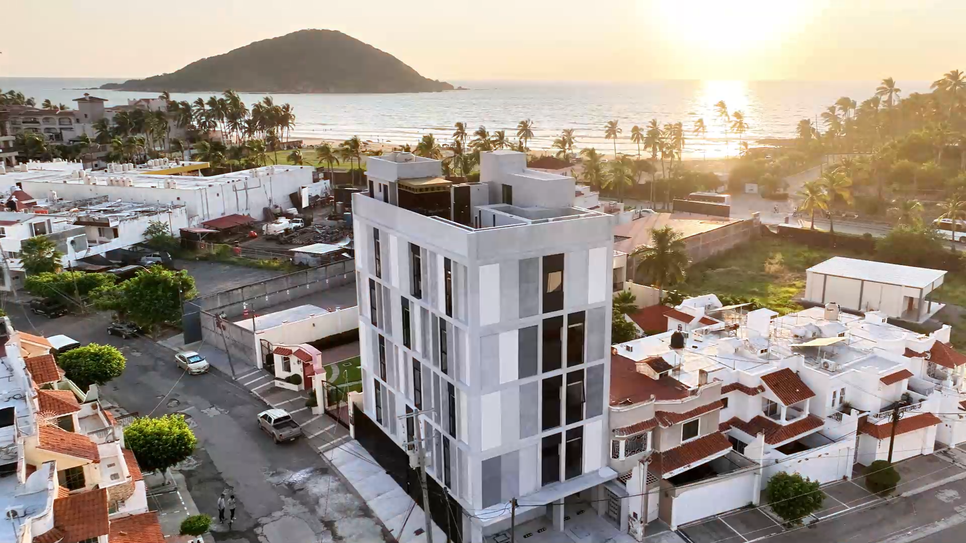 Nossa Luxury Lofts - Vista principal al atardecer
