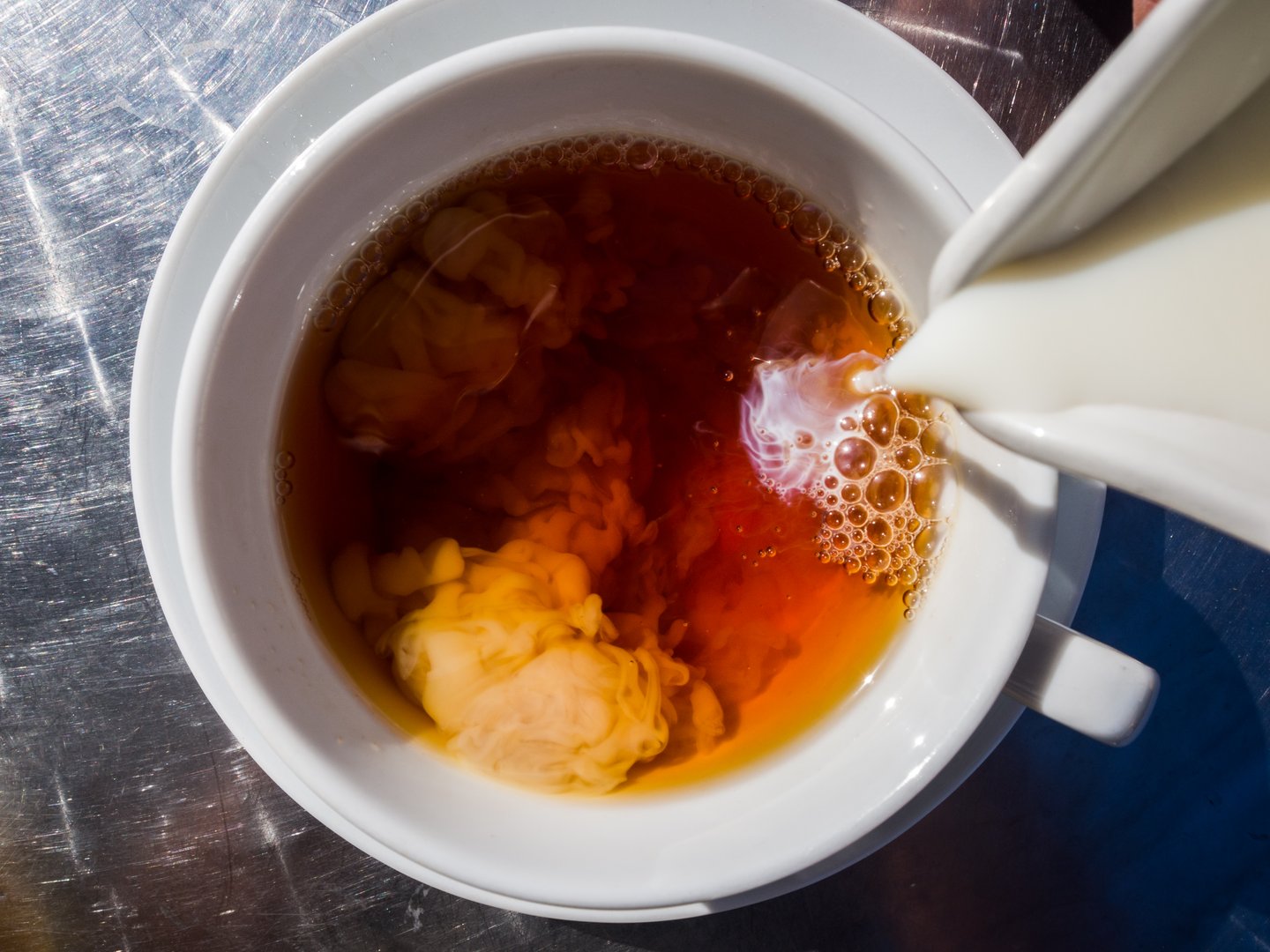 Traditional Milk Tea Brewing Process