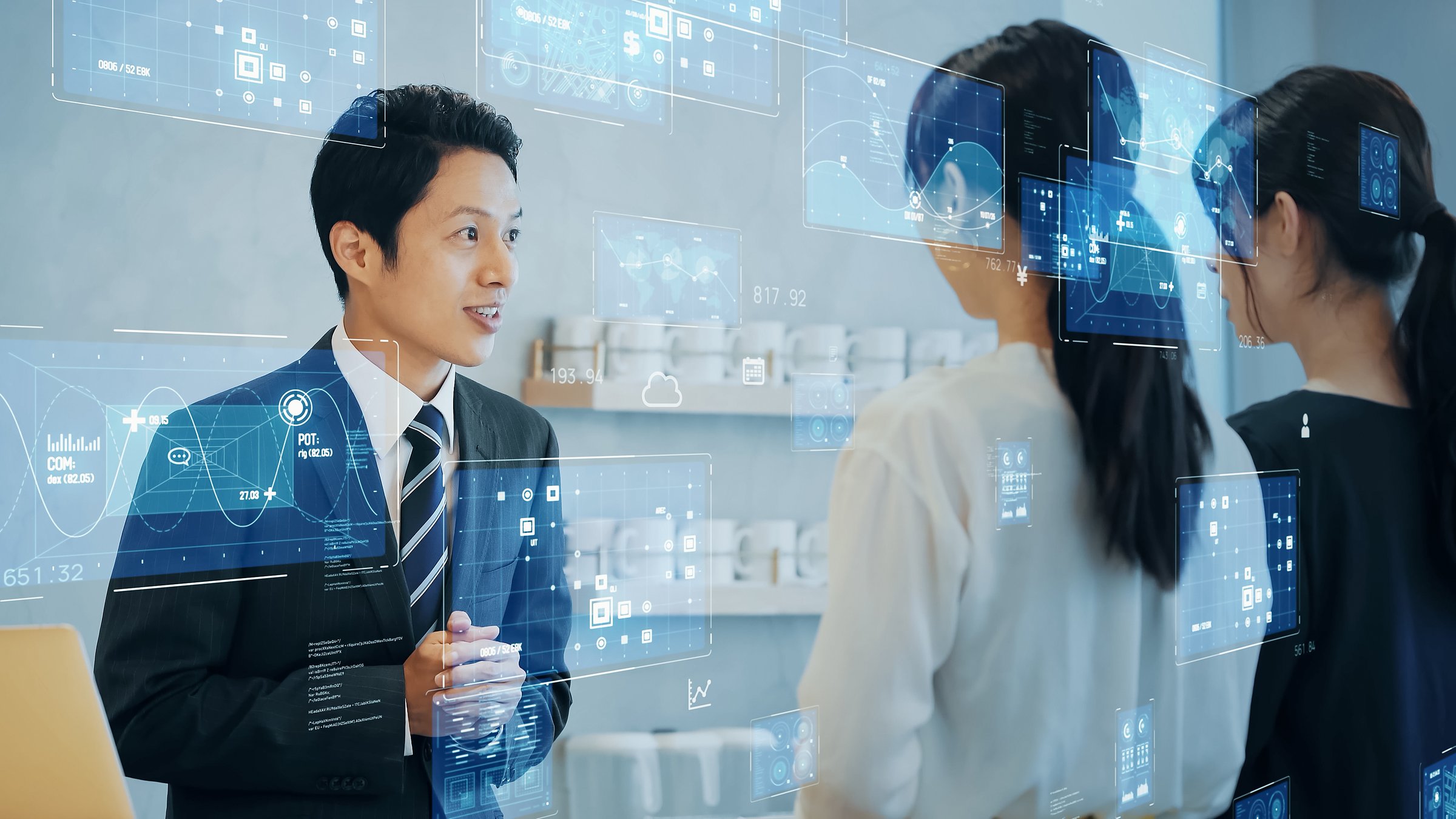 Customer service concept. Customer information. Data analysis.