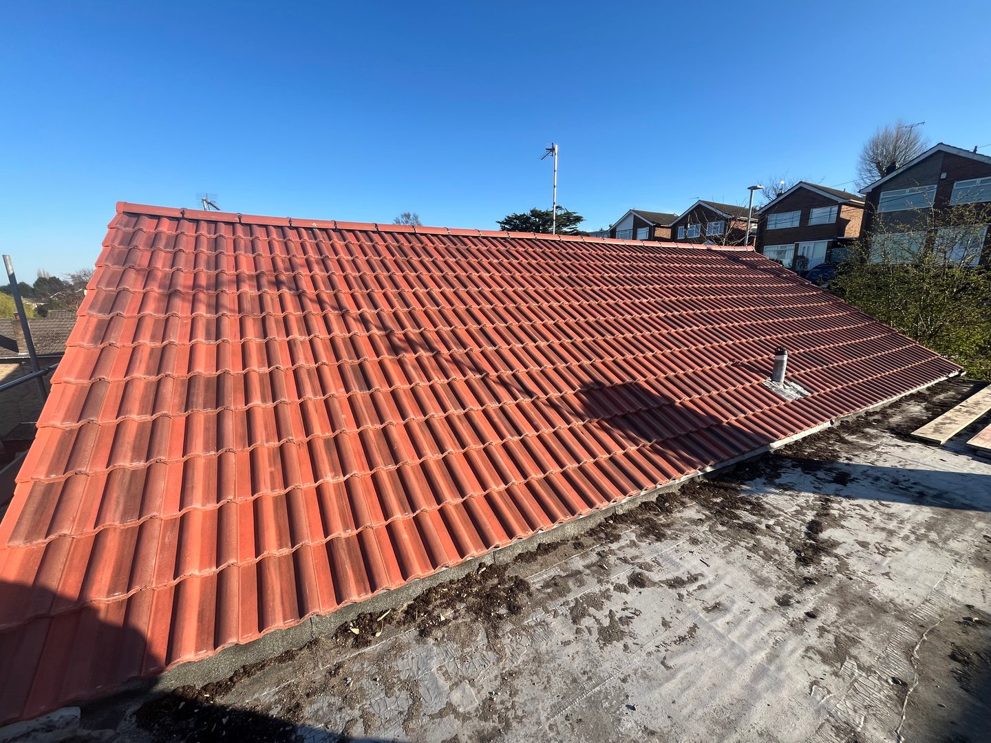 Complete roof replacement project