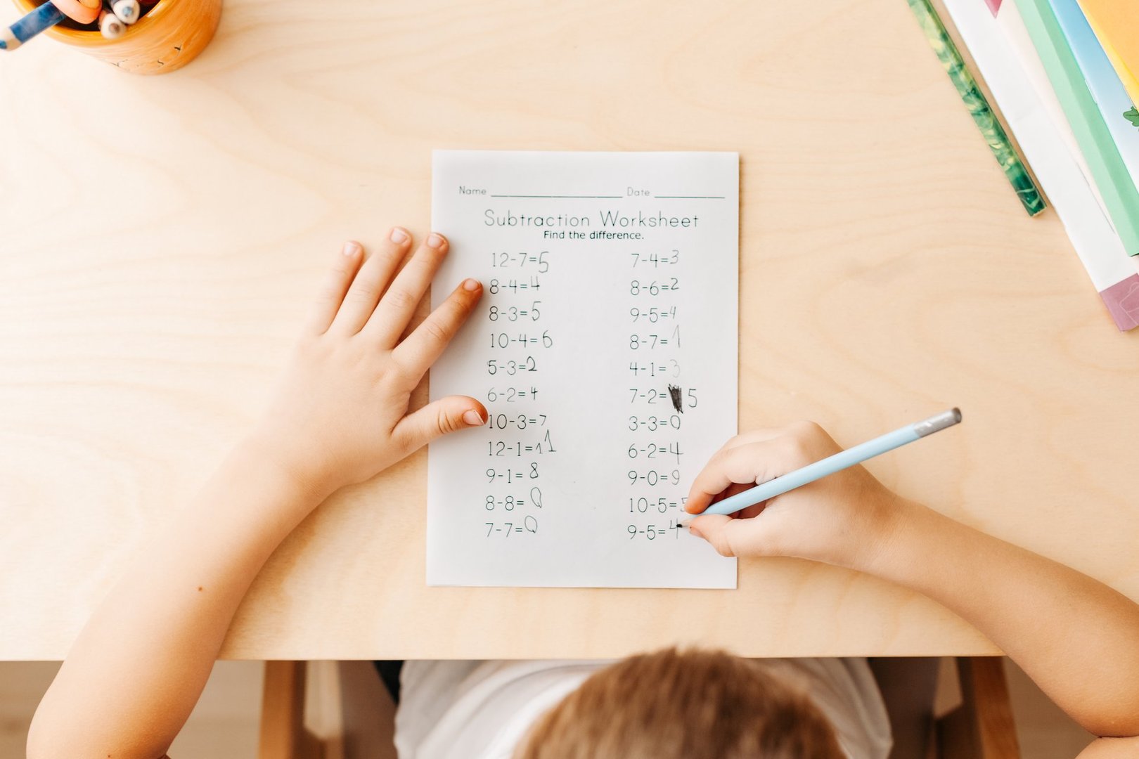 children learning