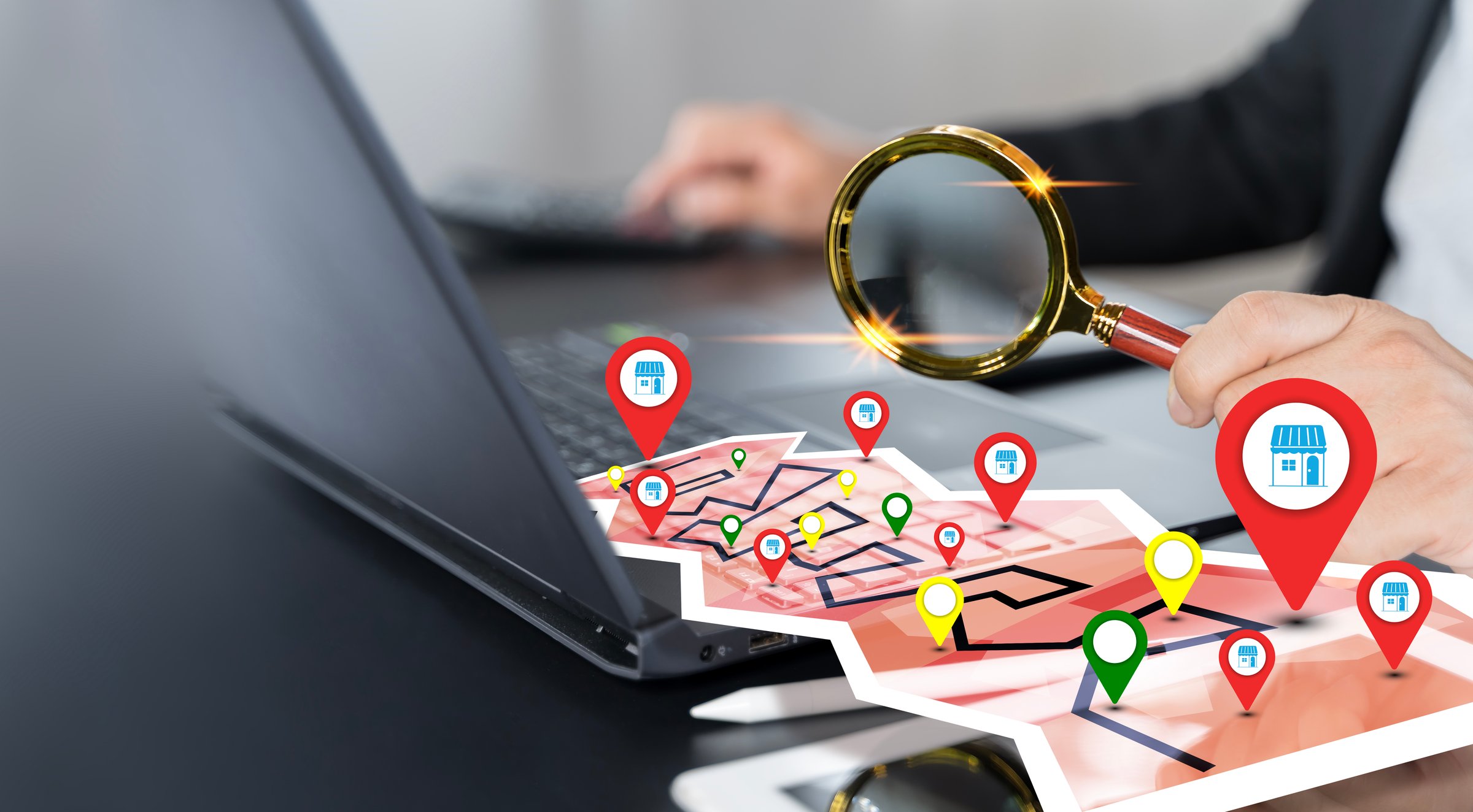 Franchise business e-commerce online e-marketplace or digital marketing branch expansion for growth or use technology to analyze product consumer data website management plan for sale service concept.