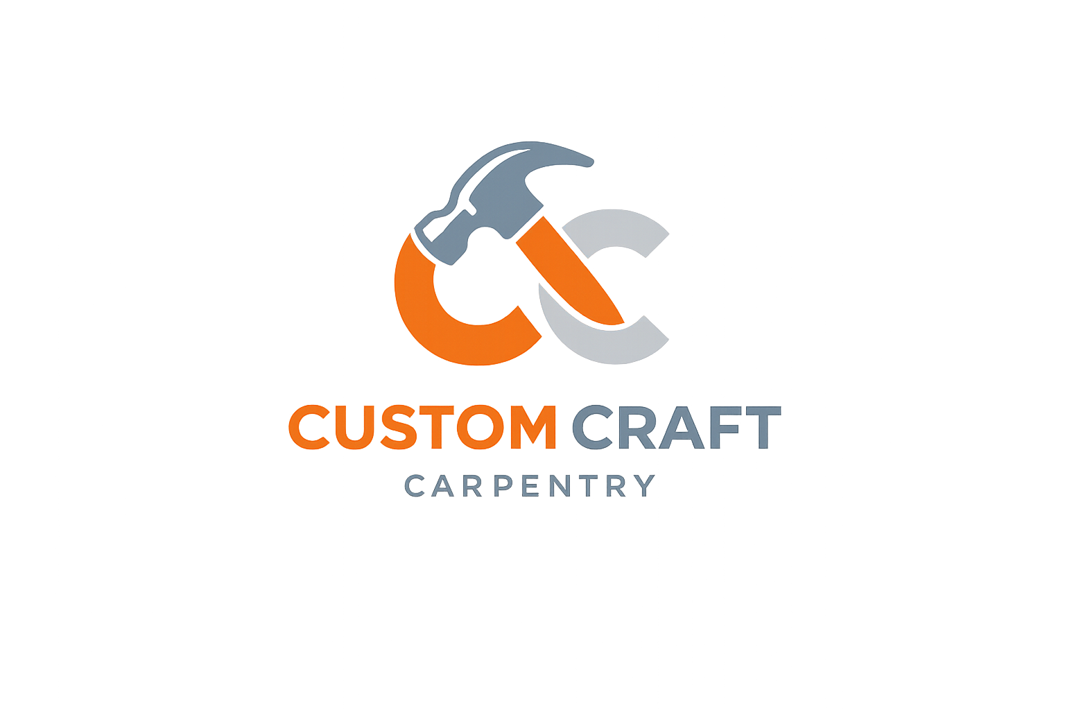 Custom Craft Carpentry Logo