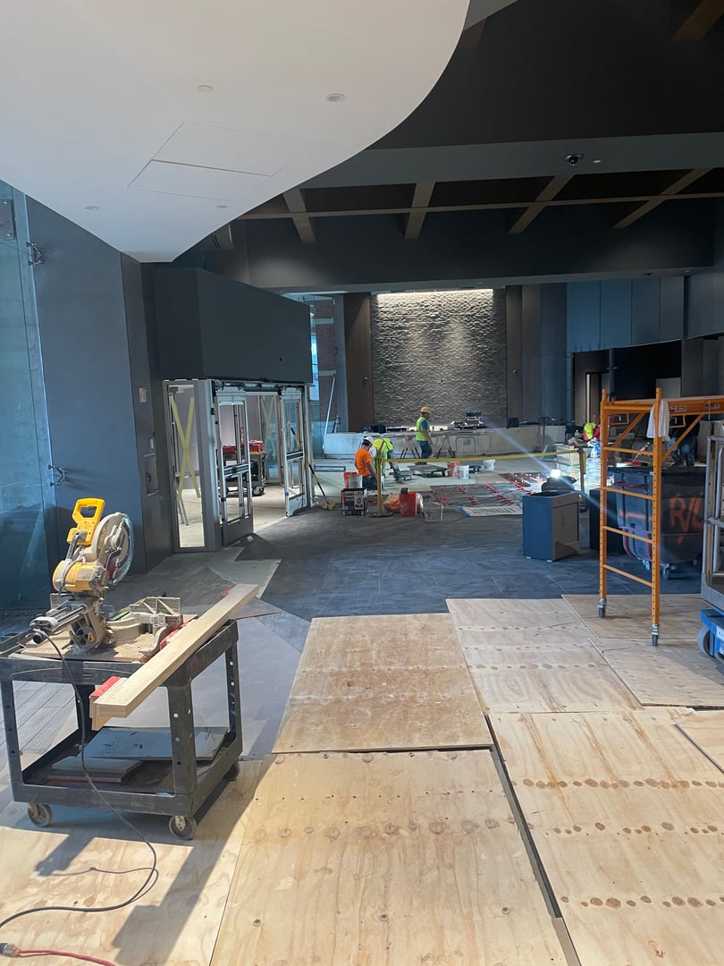 Greektown Casino commercial flooring installation