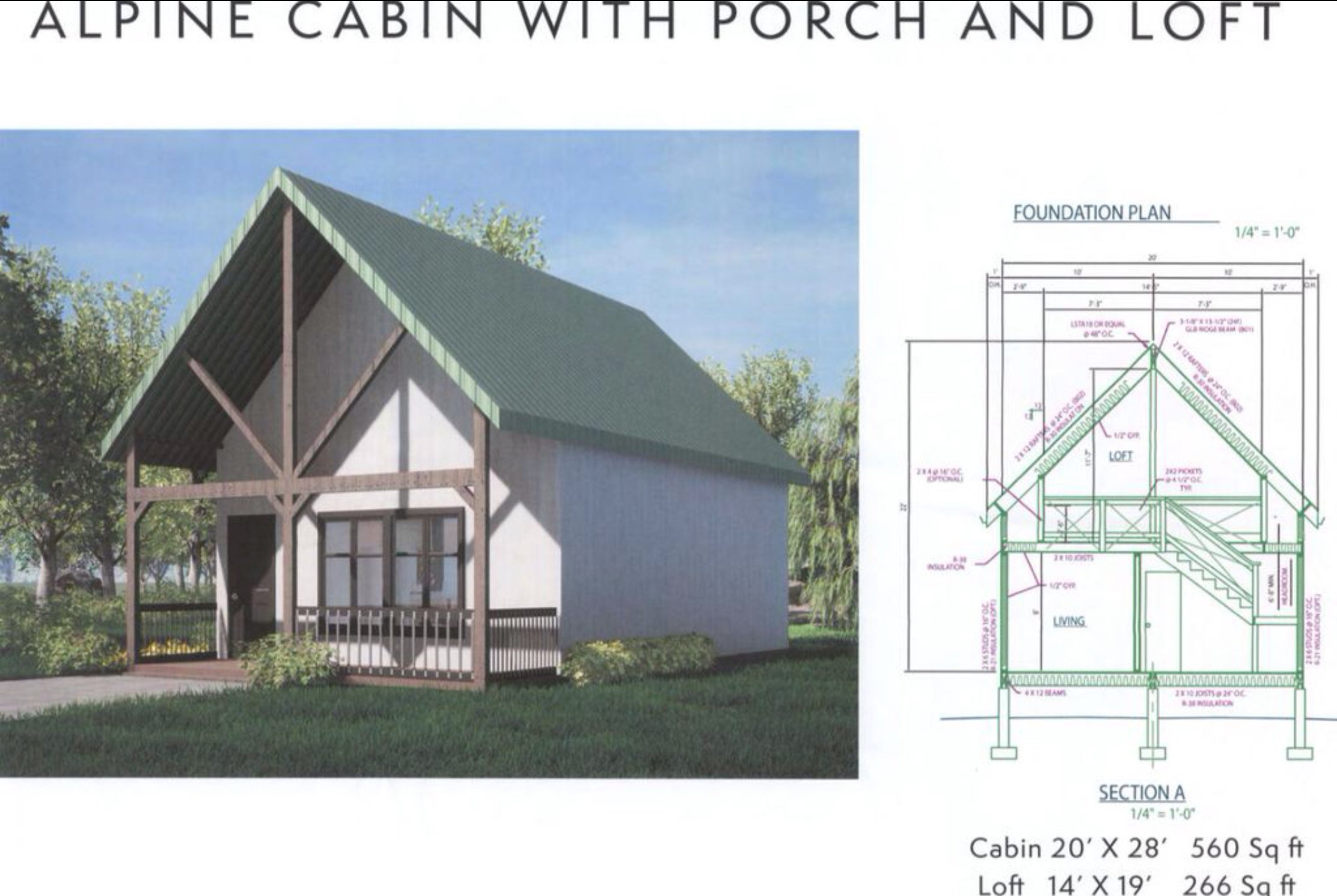 FL Alpine Cabin details