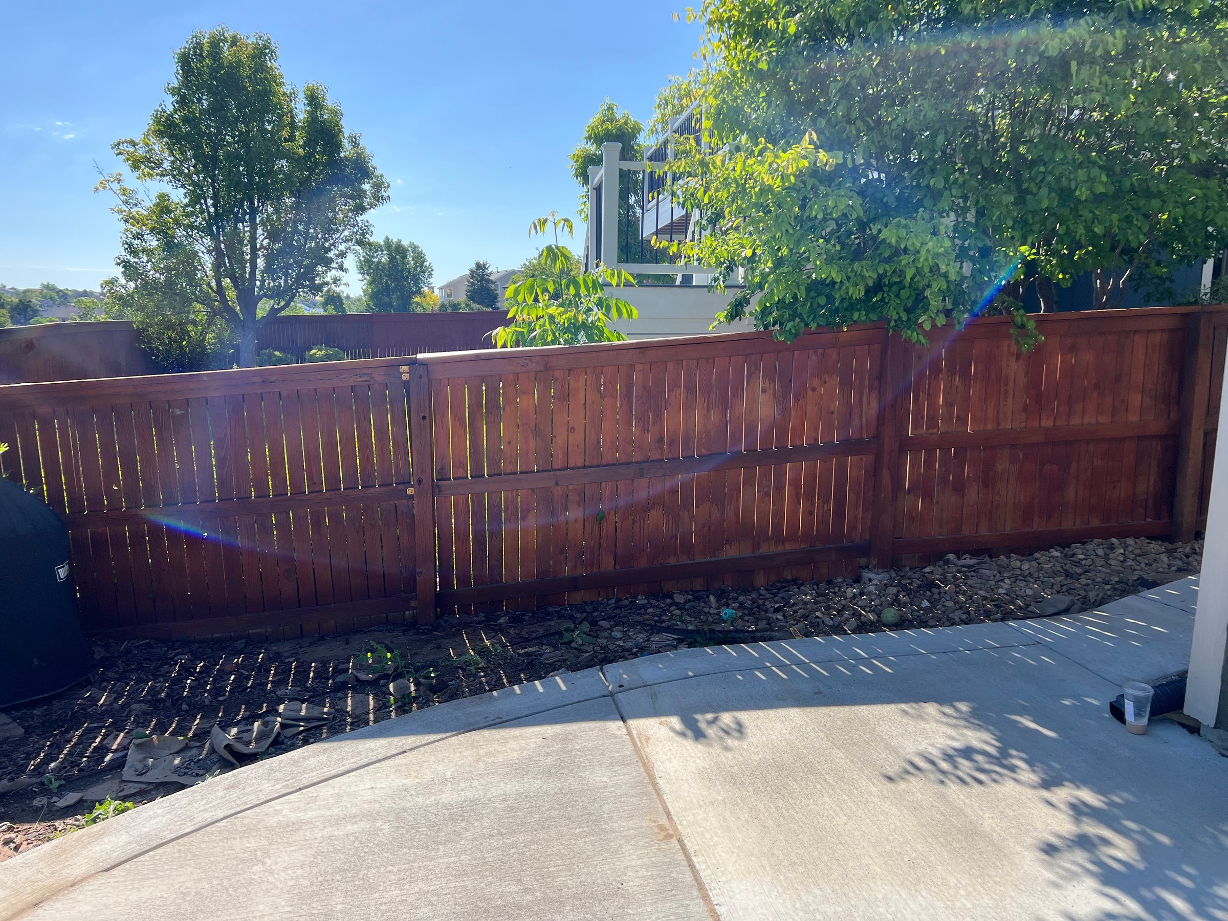 Thistlebrook Circle after junk removal