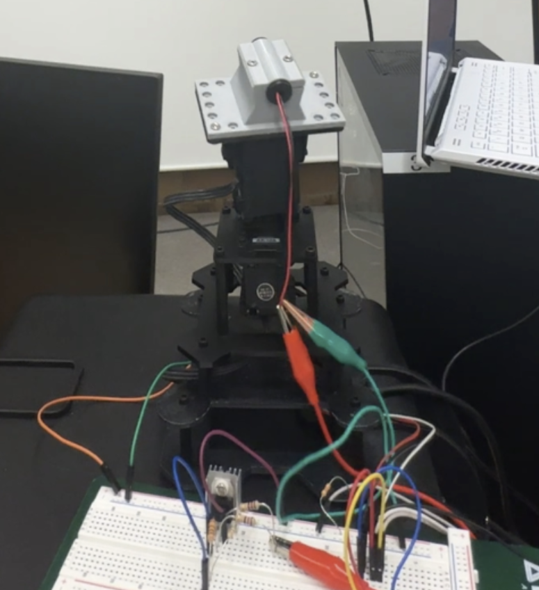 Dual-Axis PWM Servo Control with Laser Mount
