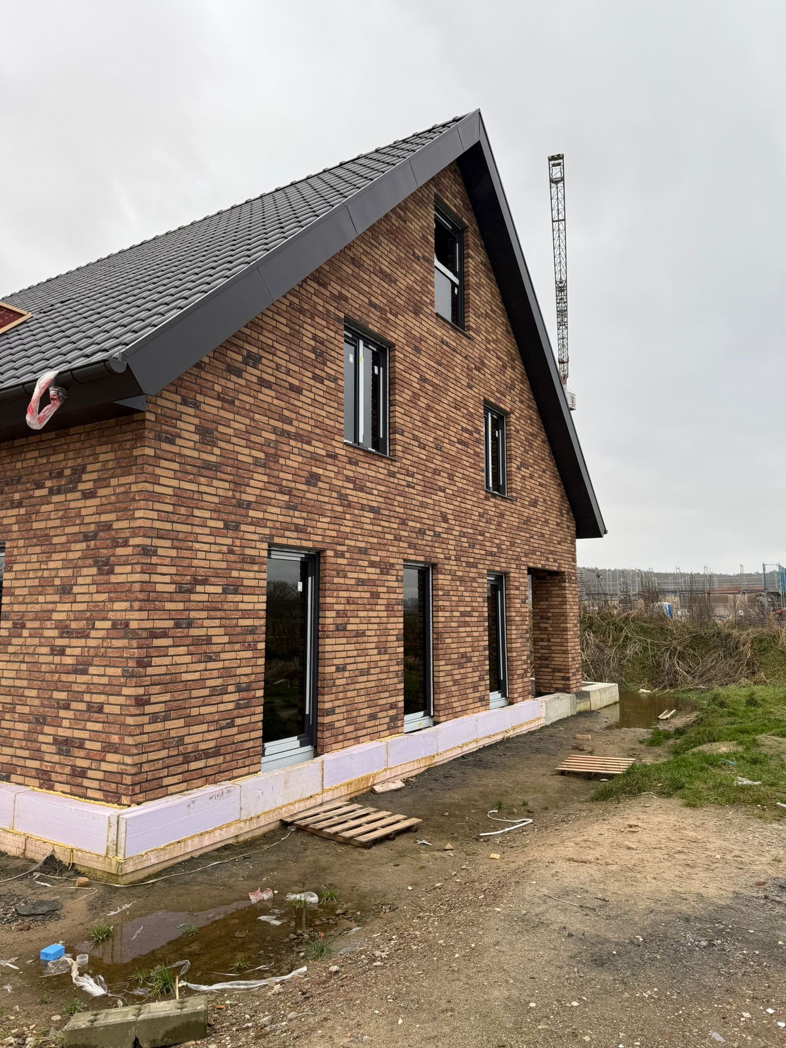 Nieuwbouwproject met inbouw rolluiken - detail afwerking