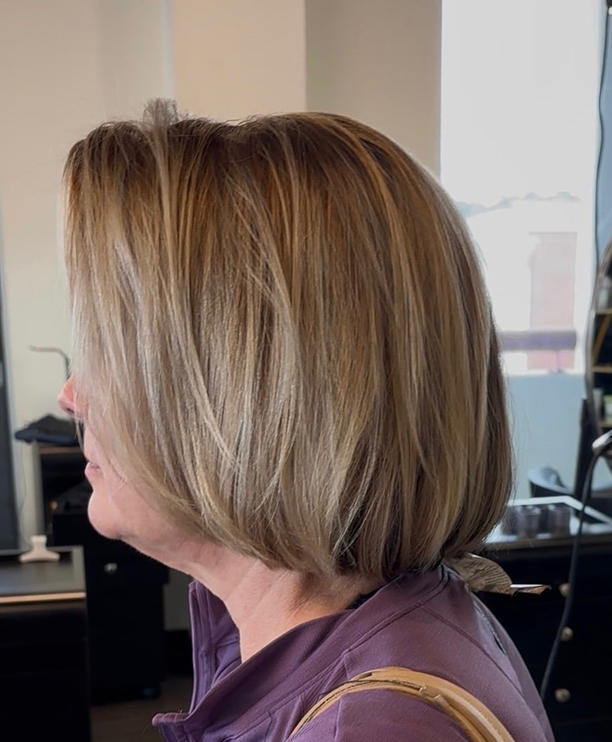 Client transformation by Salon Jeffrey