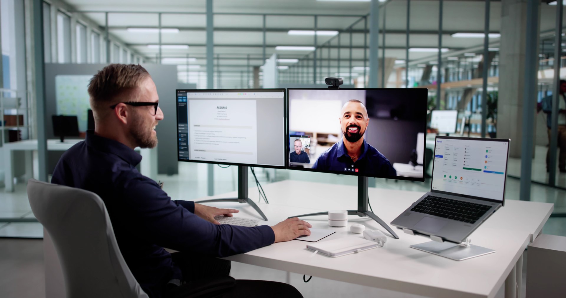 The Doctor's Virtual Consultation: Meeting Patients Over Video Calls From Home