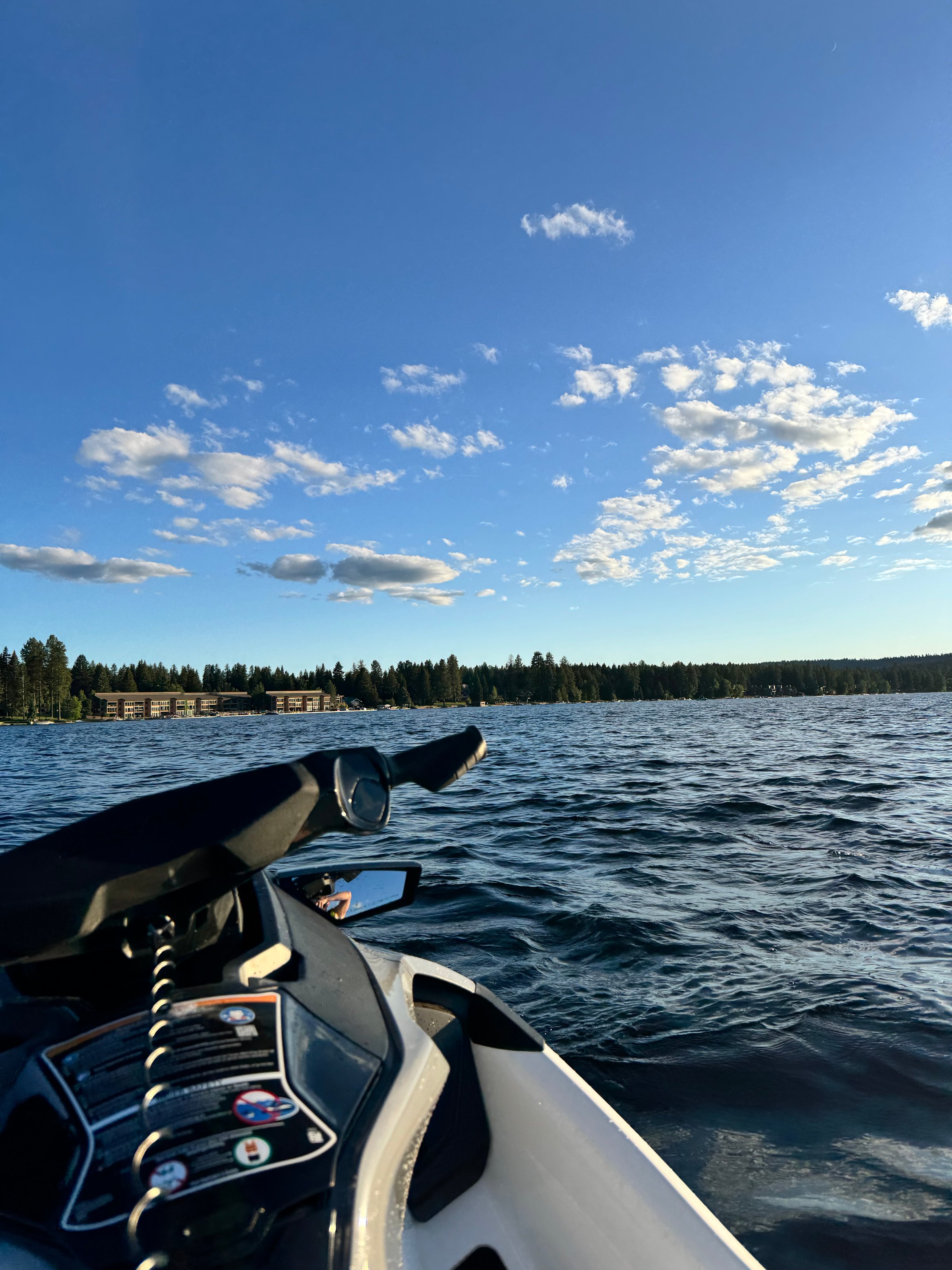 Jet ski first person POV view