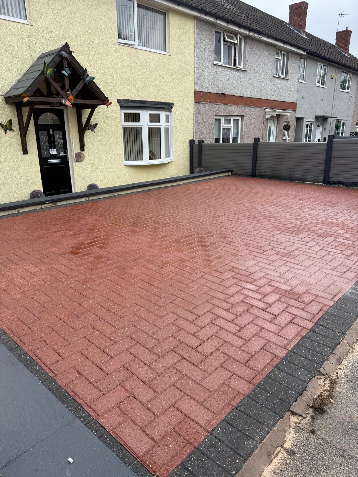 Driveway deep cleaned