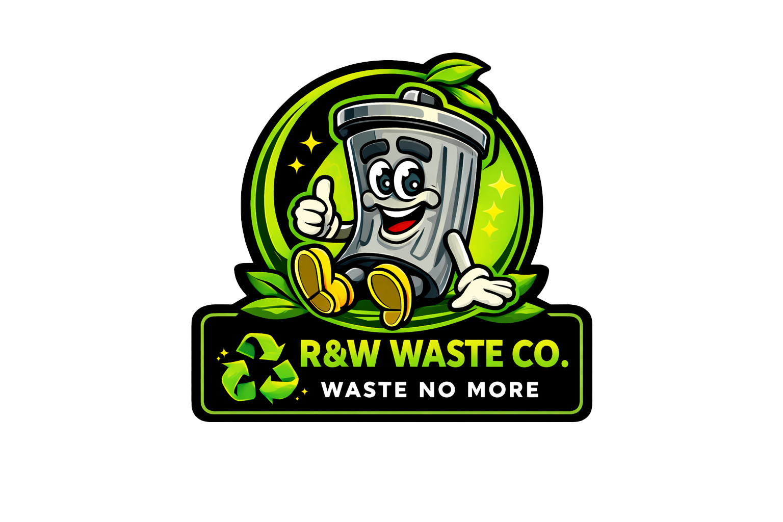 R & W Waste Co. Logo