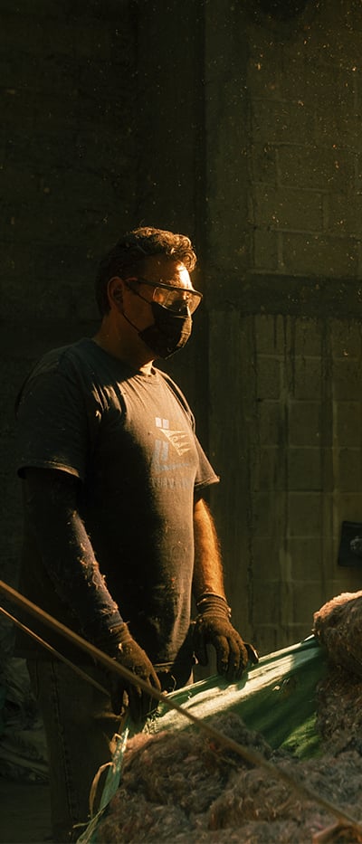 Equipo trabajando en Tejidos Tepeyac