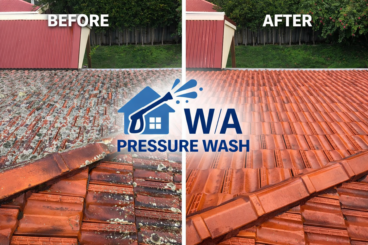 Roof cleaning transformation