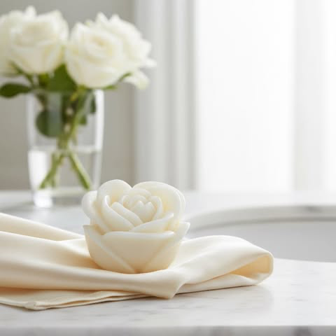 Świeca dekoracyjna RÓŻA