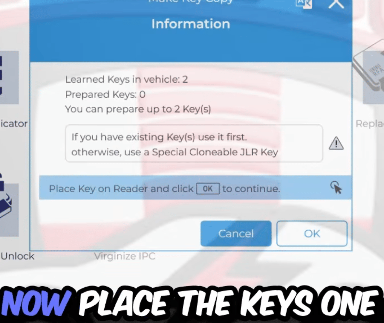SW36 Key Copy Using to Fix Existing Keys or Lock50 Keys to Fix Non-Working RF Remote Buttons