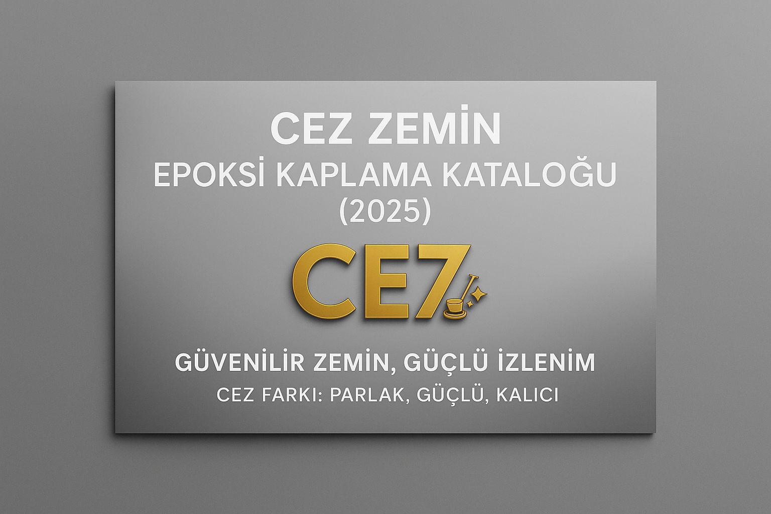 Epoksi zemin kaplama uygulaması