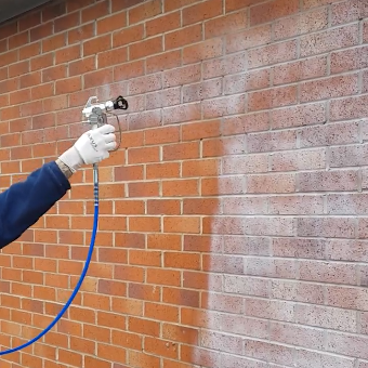 Professional spray application of Properla hydrophobic coating system