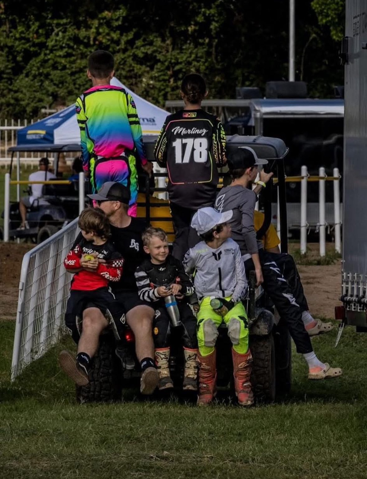 Black Gold Dirt Bike Track riders