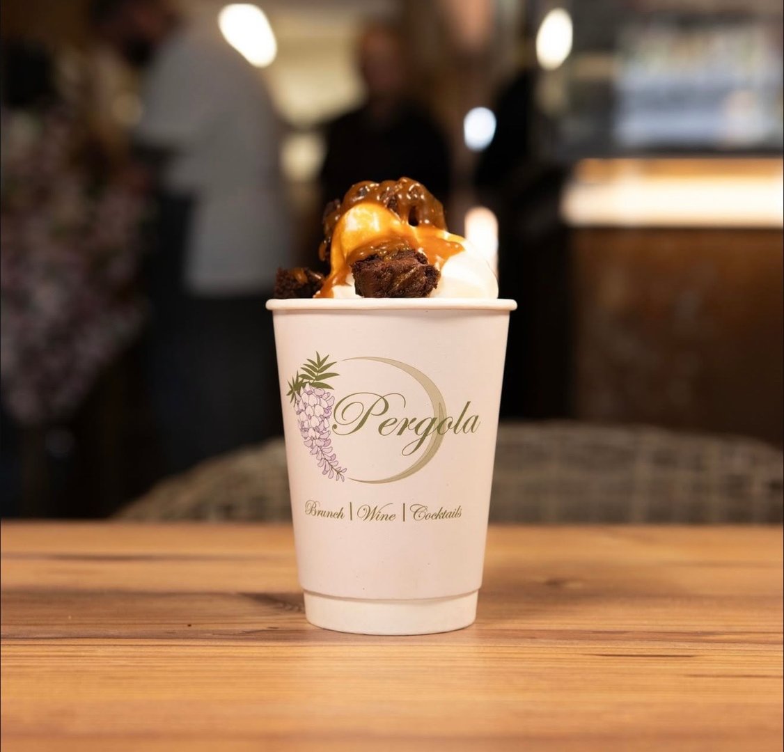 Pergola Wine Bar dining area setup