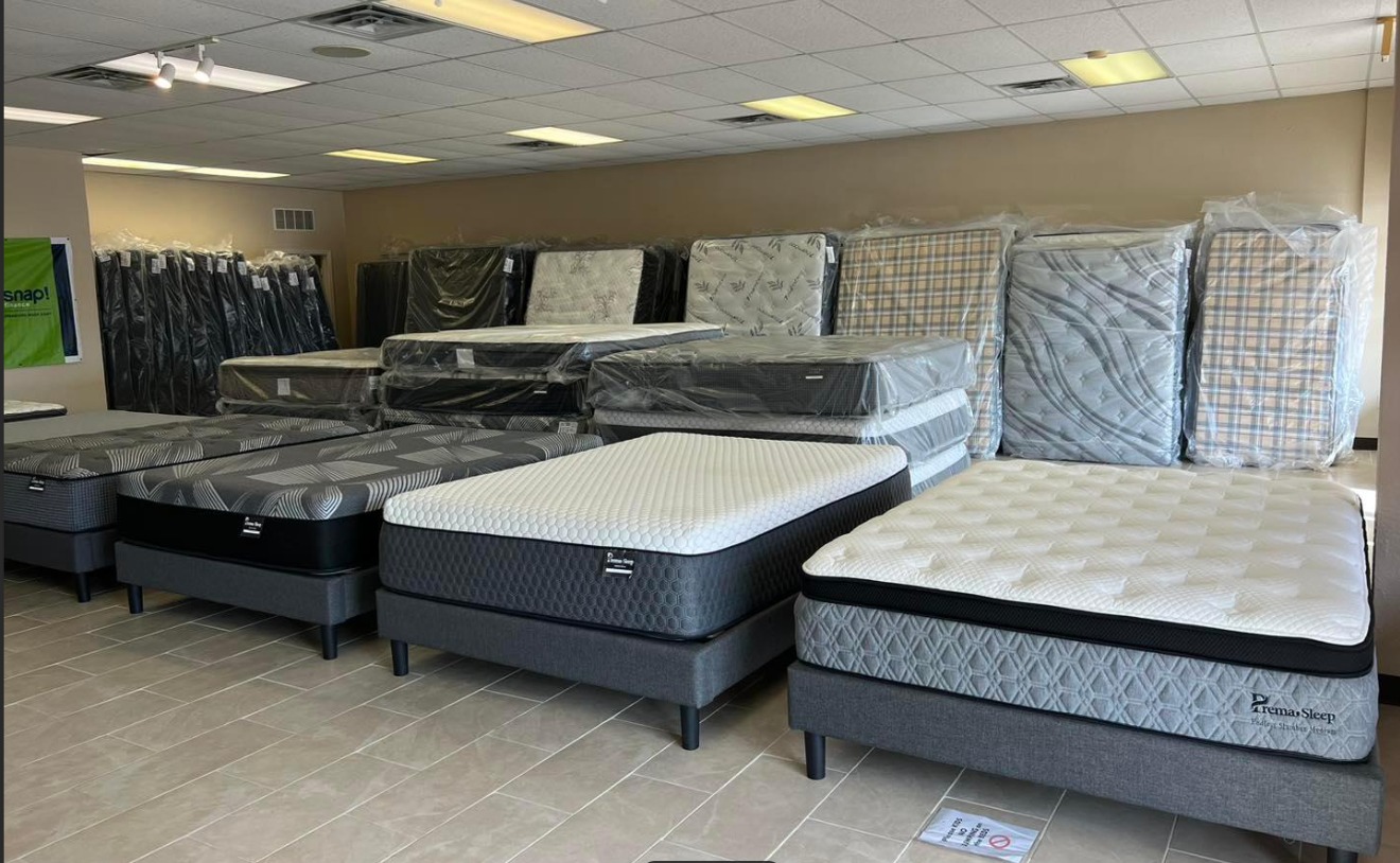 Mattress store interior