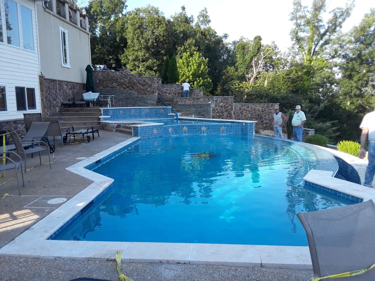 Pool project by 3M Brothers Pool Plastering