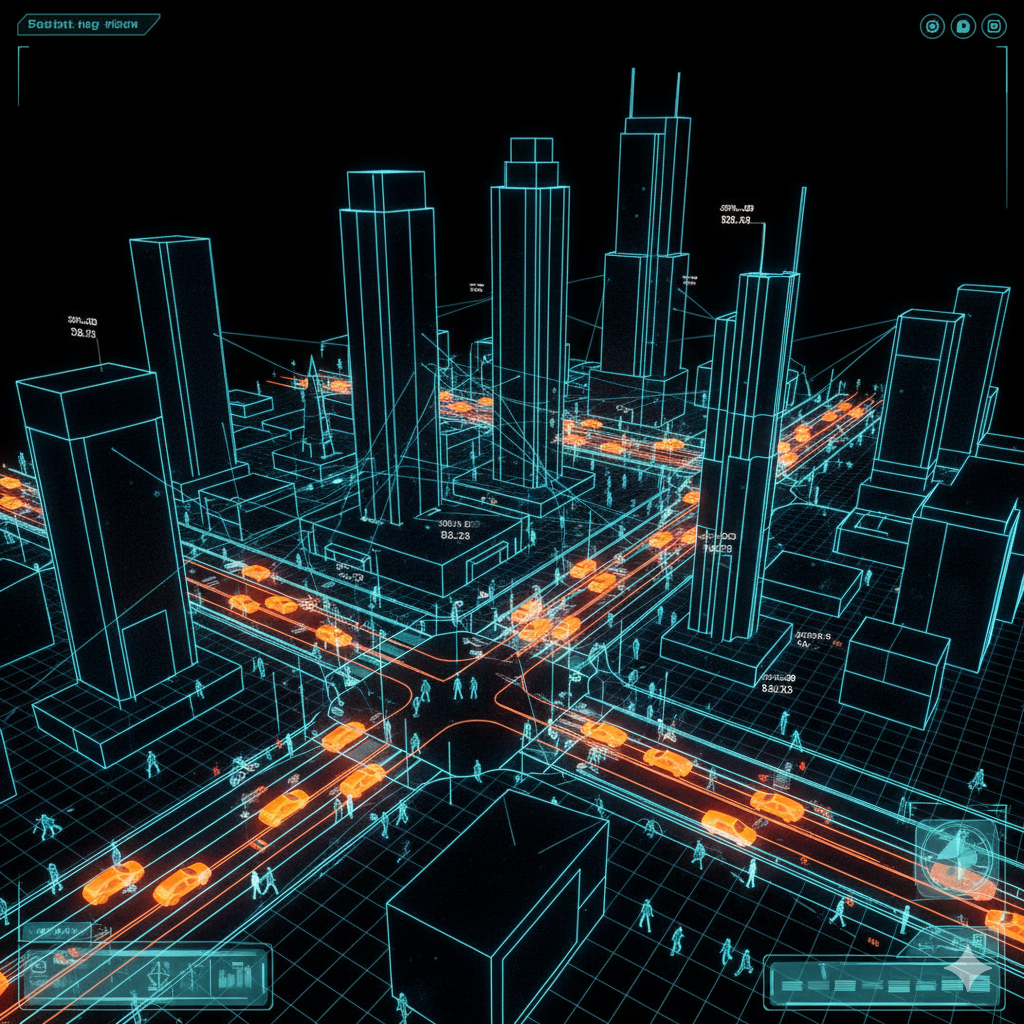 Synthetic environment topology and 3D simulation
