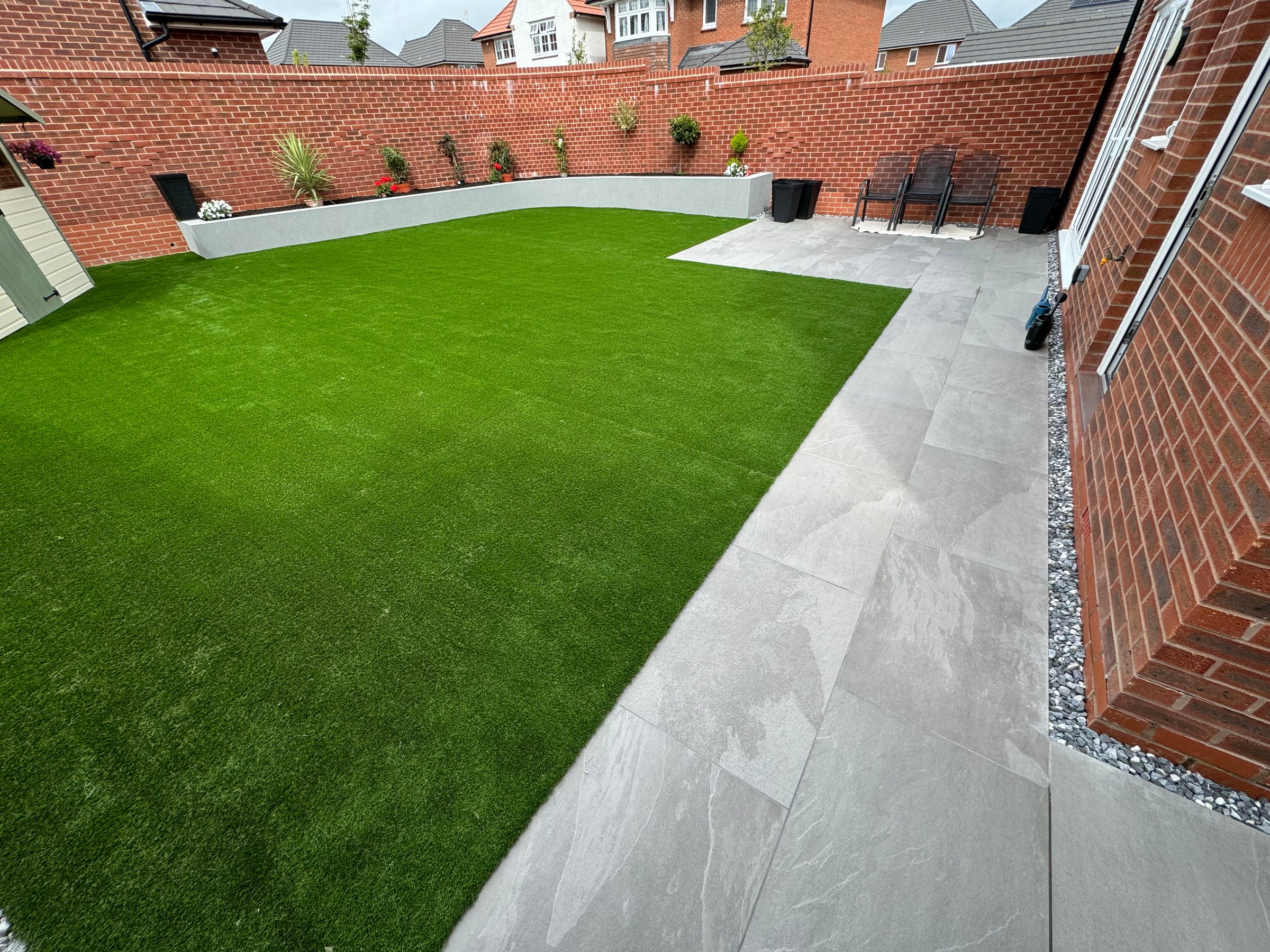 Garden after transformation