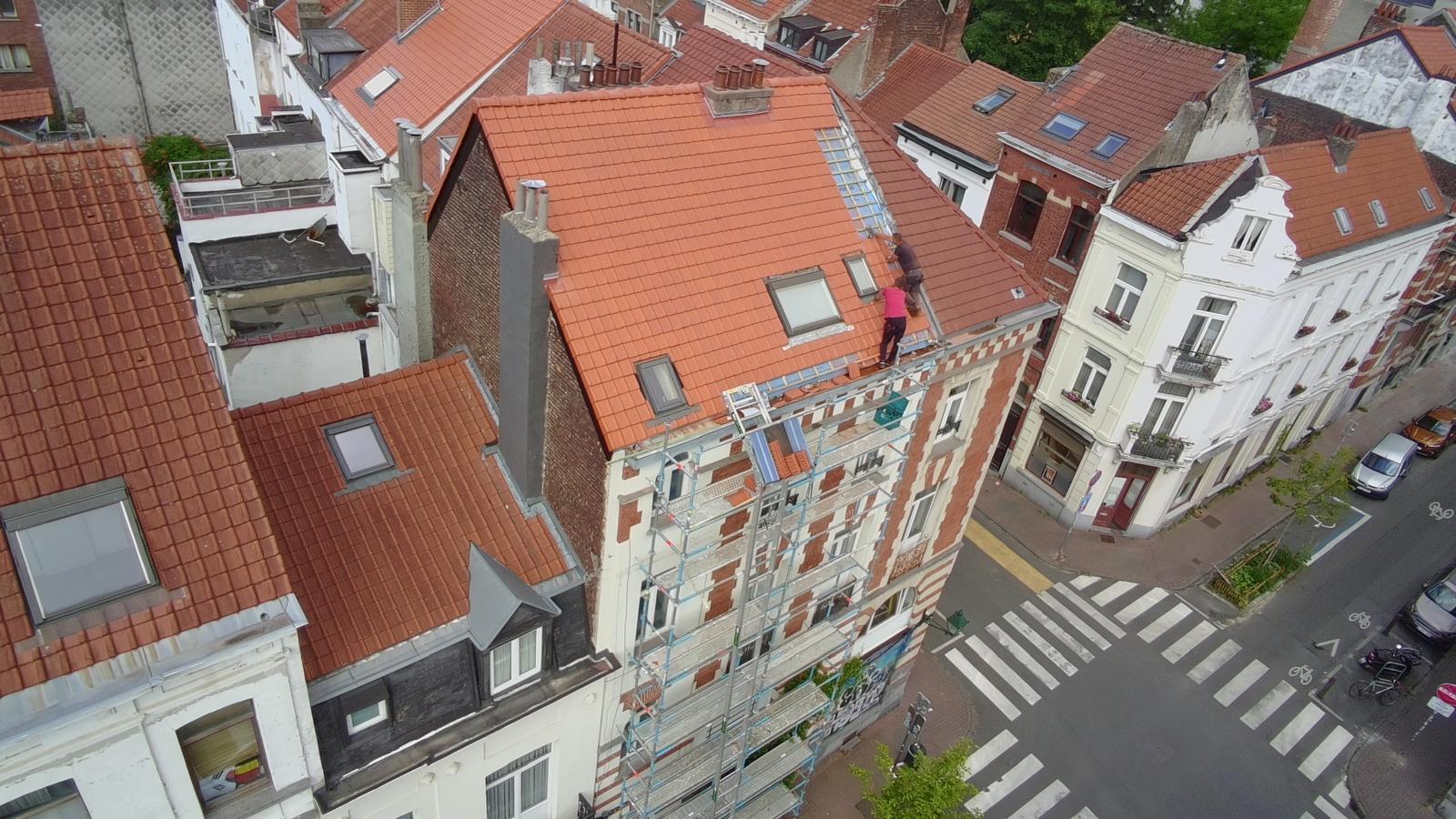 Dakwerken project Ierlandstraat 32 Sint-Gillis