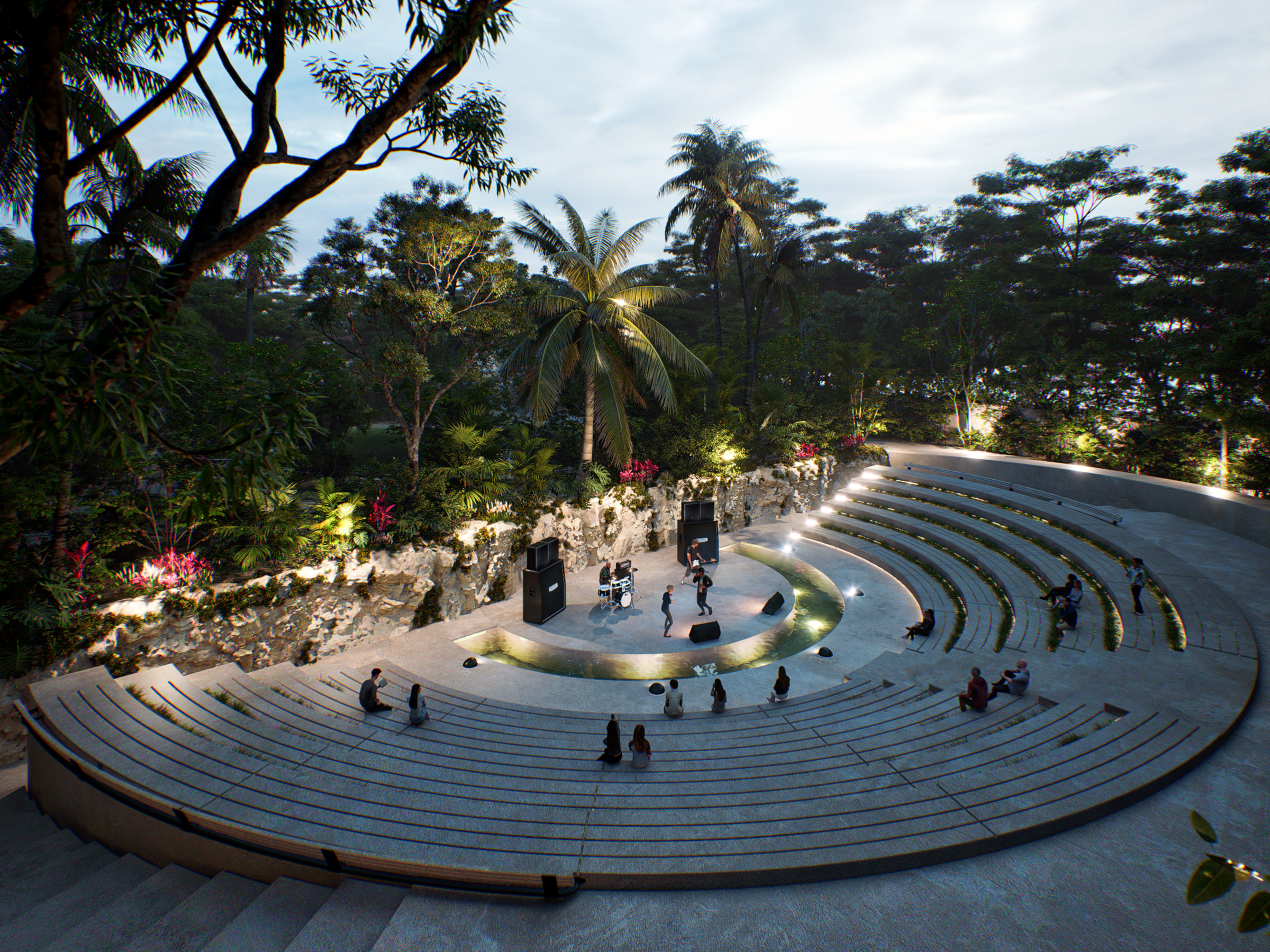 Anfiteatro Ciudad Central Progreso