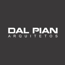 Logo of Dal Pian Arquitetos with white text on a dark background.