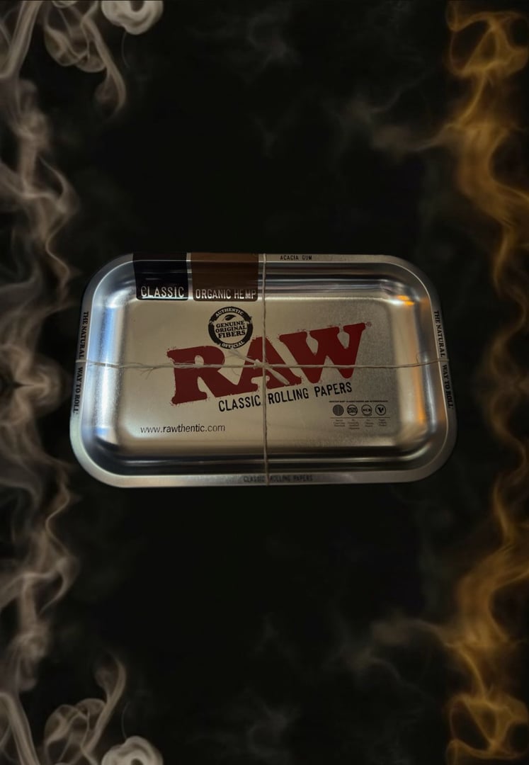 Raw silver tray classic