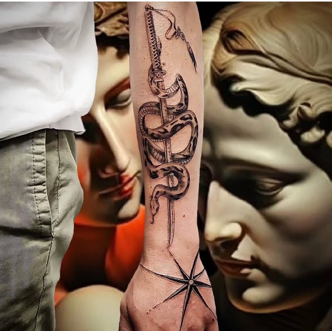 Professional tattoo artwork