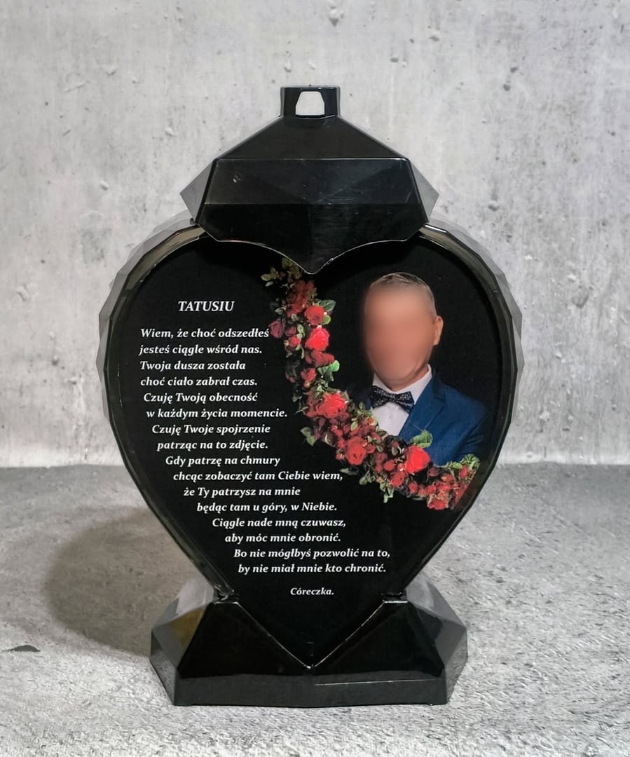 Znicz ręcznie robiony