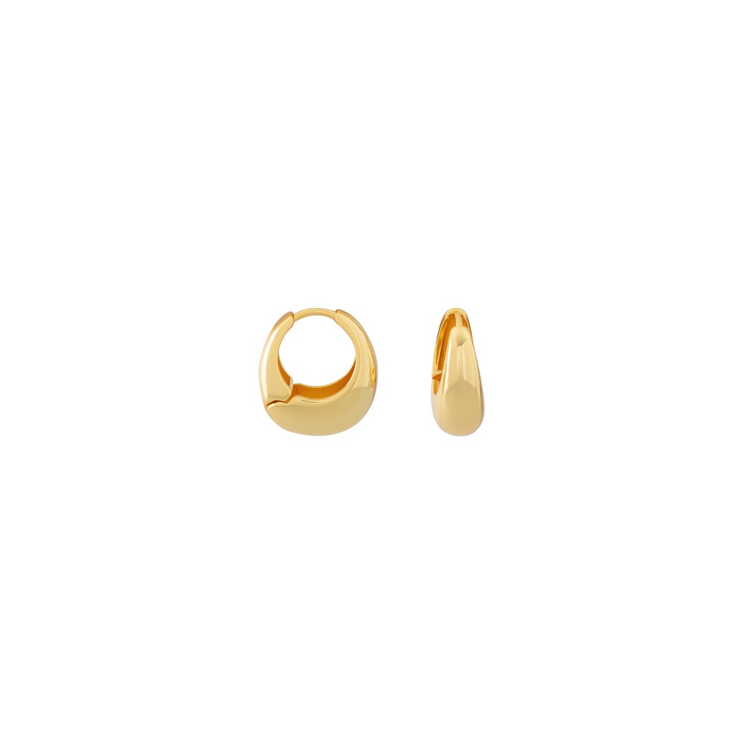 Yellow Gold Hoop Earrings