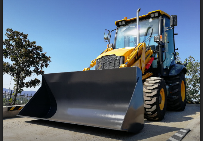 Liugong 766A backhoe loader real photo