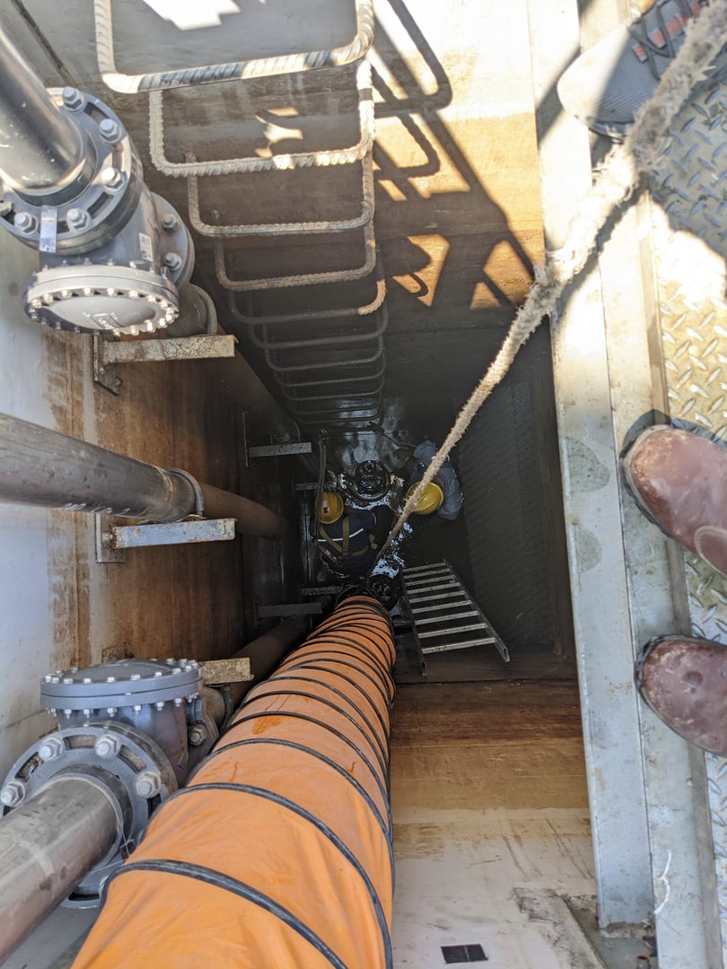 The photo is suitable to use for industrial poster and safety content media.