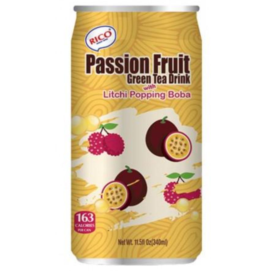 Passion Fruit Bubble Tea