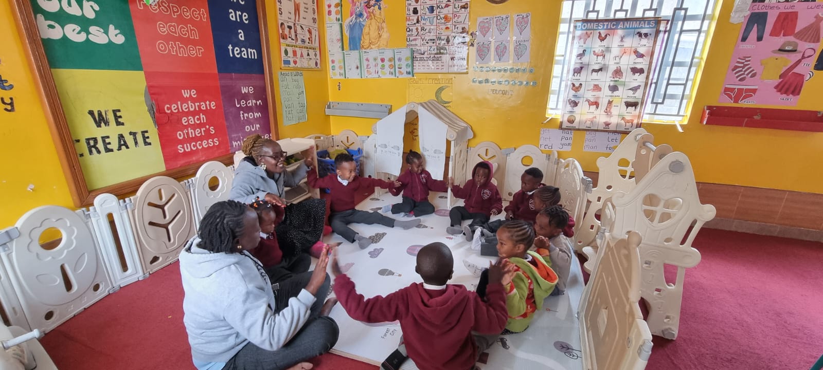 Circle time activities at Kindernest Academy