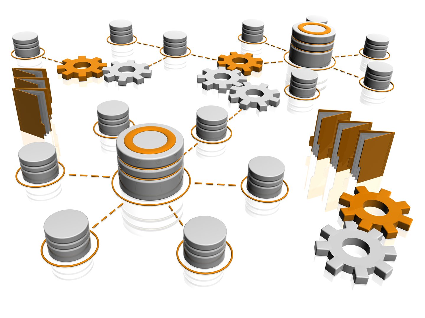 illustration of database