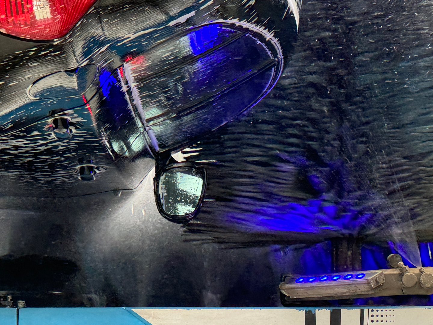 Car in carwash