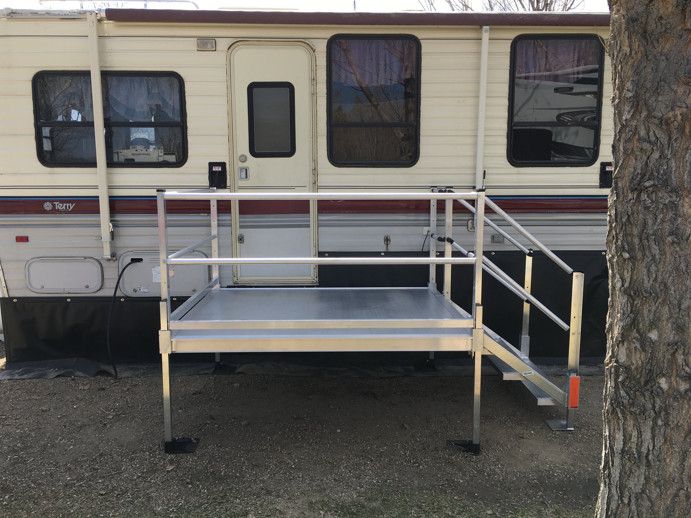 Residential ramp system installation