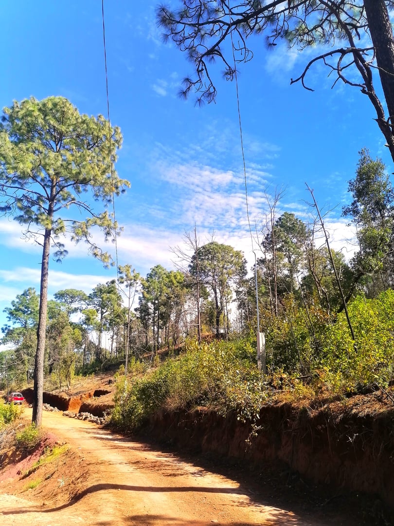 Terreno campestre vista panorámica