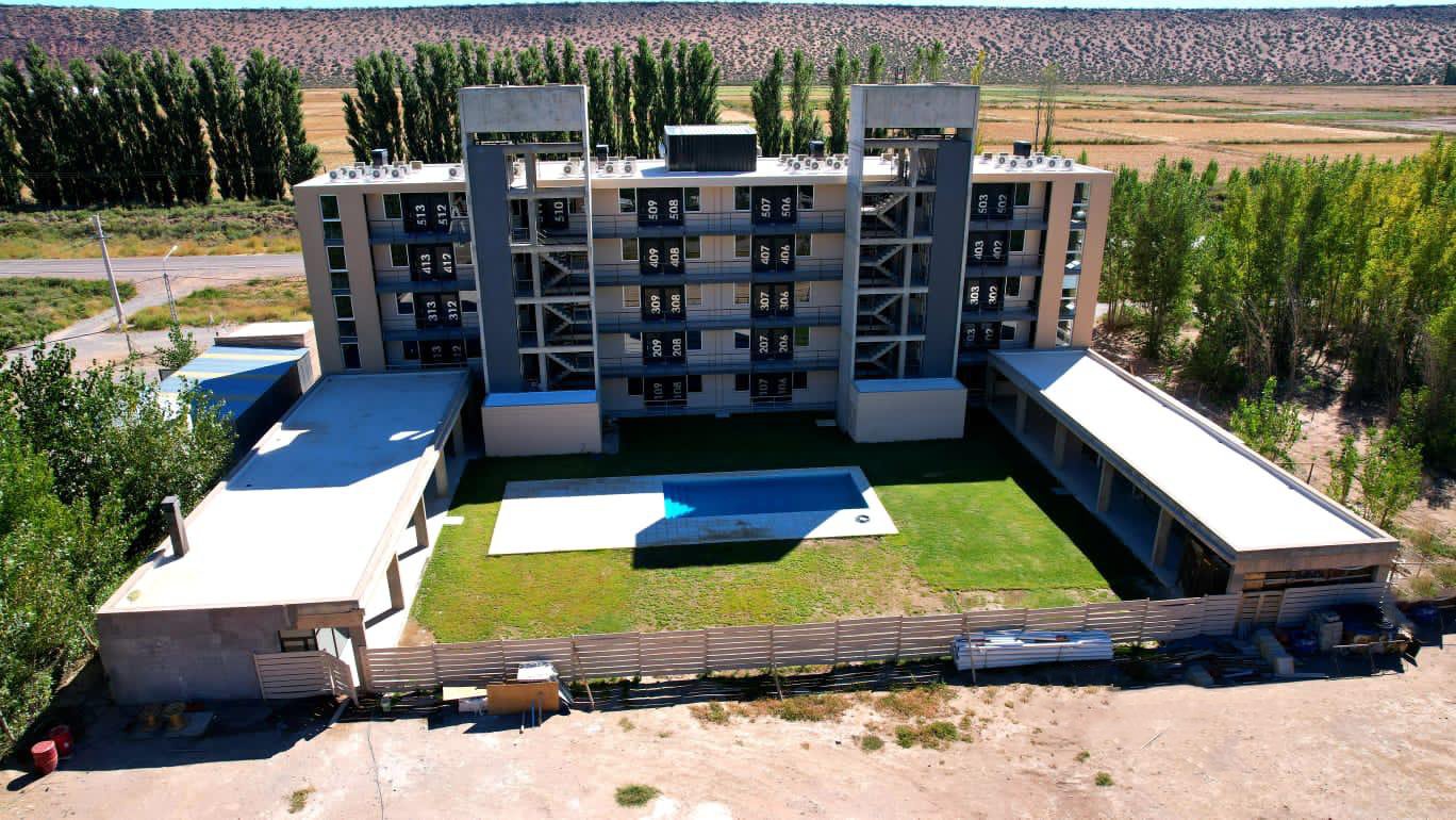 Vista de nuestro complejo de apartamentos Neuquino UNO en Añelo